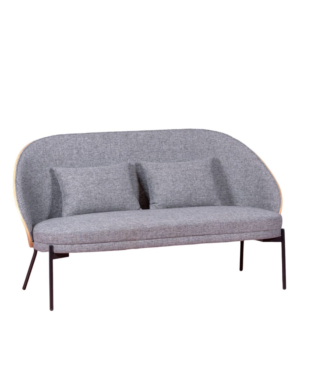 Wohnli Möbelsuche - Nordisches Sofa aus Walnussholz