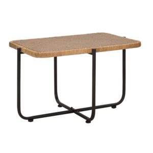 wohnli-moebel-suche-M24051288 Wohnli Möbelsuche - Couchtisch aus schwarzem und braunem Eisen und Holz