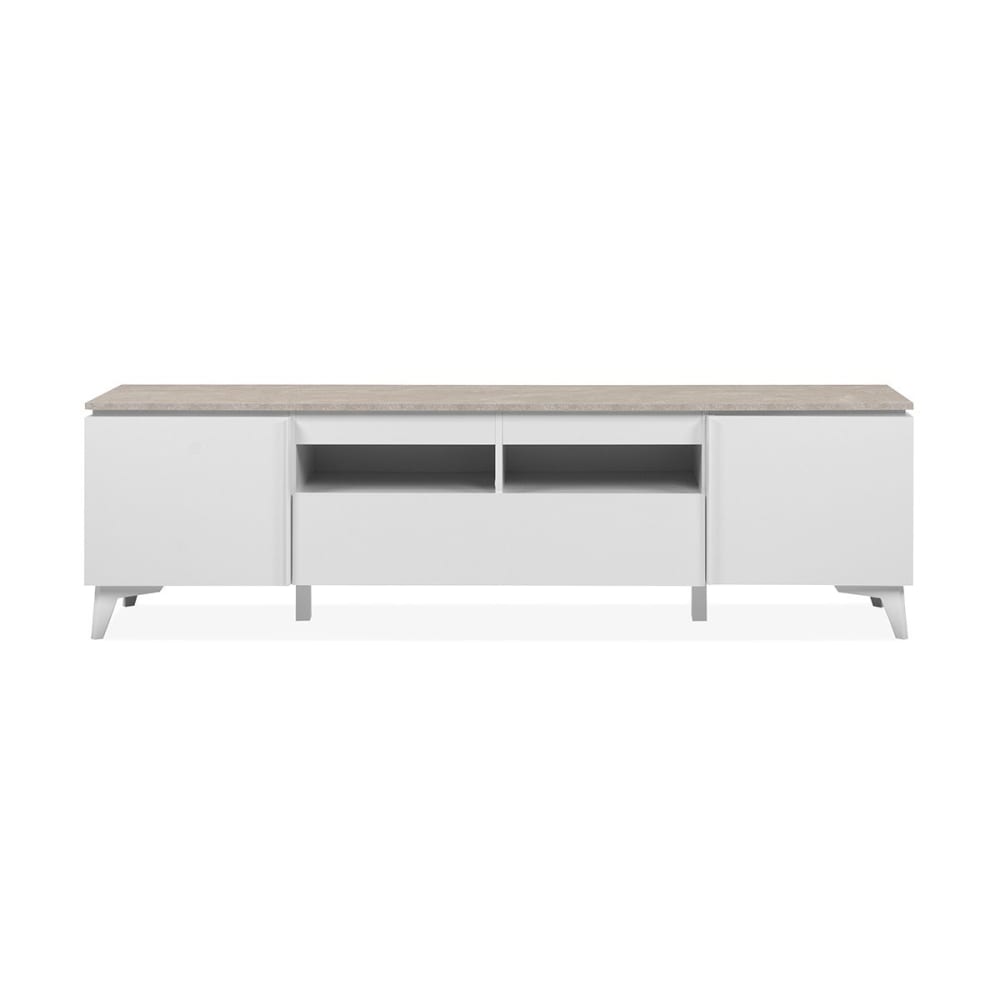 wohnli-moebel-suche-M24051946 Wohnli Möbelsuche - TV-Möbel 2 Türen 1 Schublade L177 cm - BERTRIX - Weiß