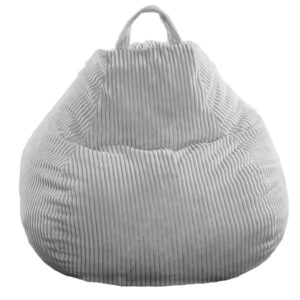 Wohnli Möbelsuche - Birnen-Sitzsack aus Cord mit abnehmbarem Bezug 105 x 85 cm