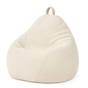 wohnli-moebel-suche-M24055188 Wohnli Möbelsuche - Birnen-Sitzsack aus Cord mit abnehmbarem Bezug 105 x 85 cm