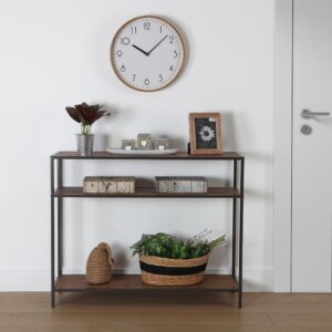 30x80x100cm Spanplatte Braun Versa Home Möbel Wohnzimmermöbel Konsolentische