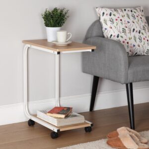 30x60x50cm Spanplatte Weiß Versa Home Möbel Wohnzimmermöbel Beistelltische