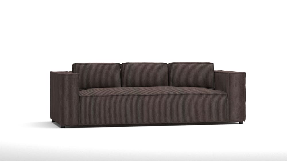 Wohnli Möbelsuche - Modernes Sofa 3-Sitzer aus Cord-Stoff