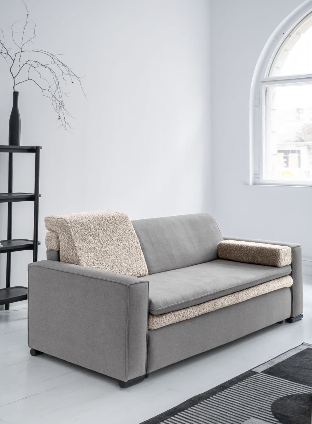 Grau/beige