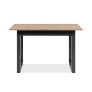 wohnli-moebel-suche-M24059392 Wohnli Möbelsuche - Ausziehbarer Esstisch Dekor Eiche und Anthrazit L120-160 cm – DENVER