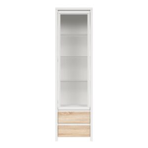 Wohnli Möbelsuche - Vitrine mit 2 Schubladen und 1 Tür