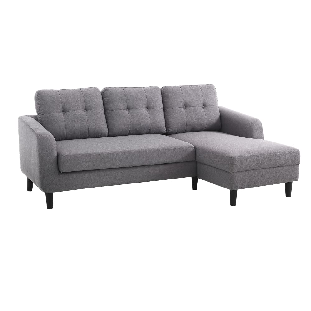 Wohnli Möbelsuche - Schlafsofa aus grauem Stoff