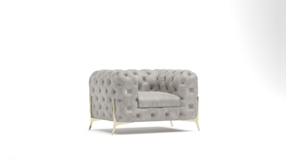 wohnli-moebel-suche-M24064705 Wohnli Möbelsuche - Chesterfield Sessel aus Samt-Bezug