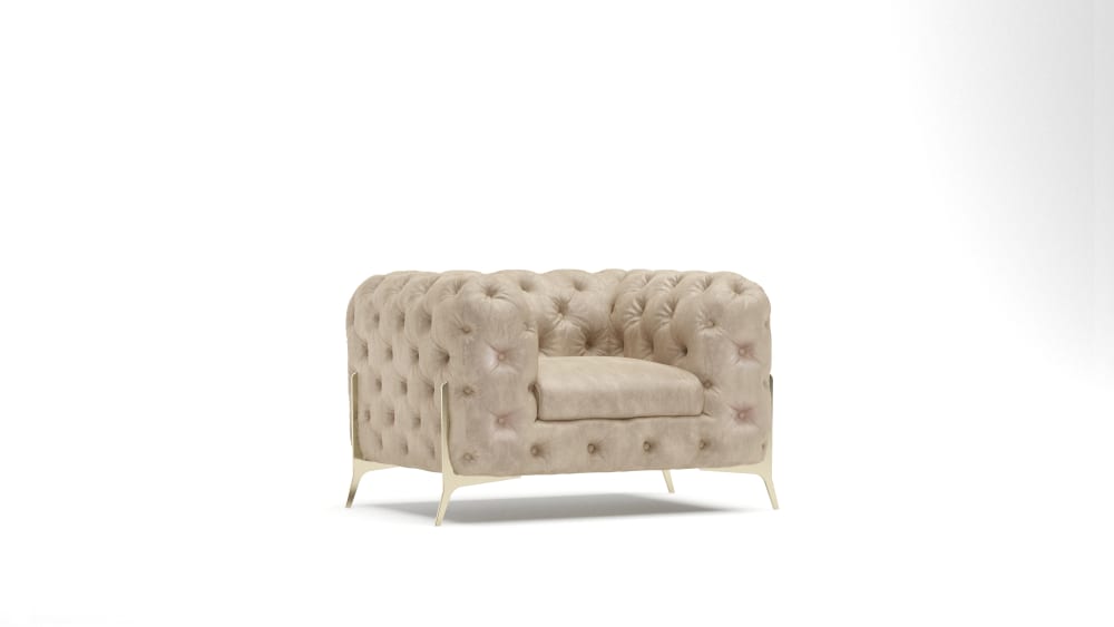 wohnli-moebel-suche-M24064799 Wohnli Möbelsuche - Chesterfield Sessel aus Samt-Bezug