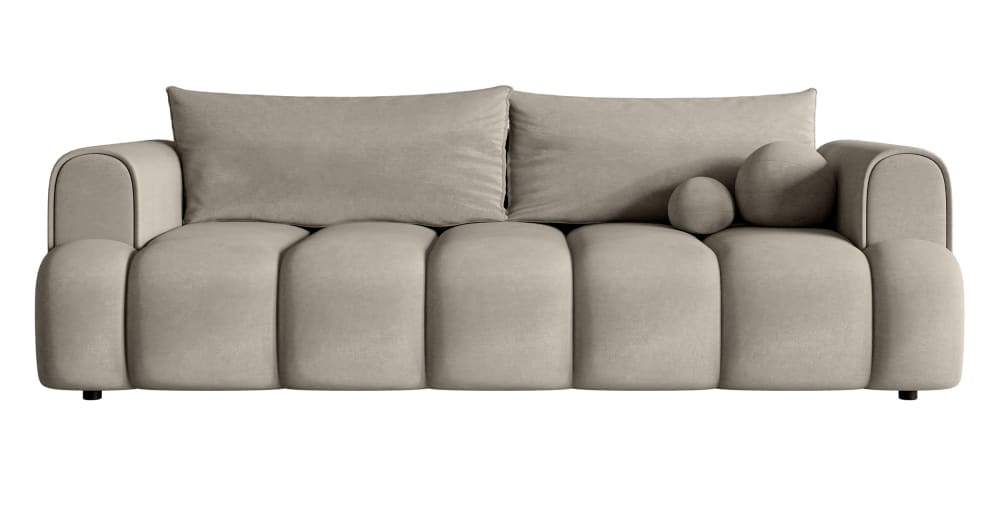 wohnli-moebel-suche-M24065764 Wohnli Möbelsuche - 3-Sitzer-Sofa mit Schlaffunktion und Samtbezug