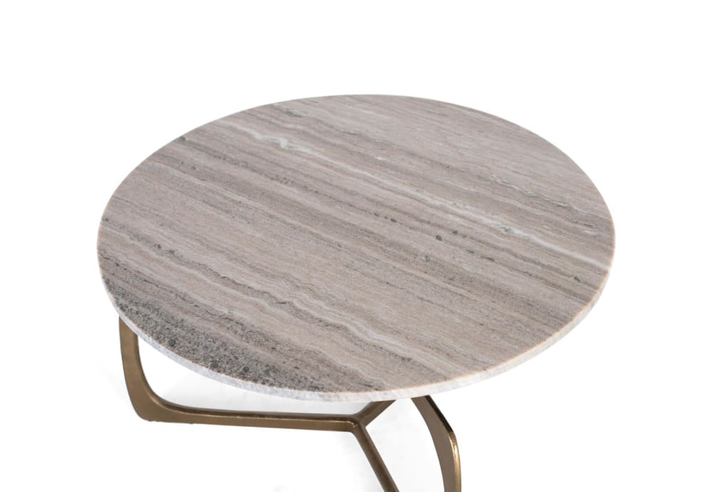 Couchtisch mit Metallgestell und Marmorplatte 71x42x71cm Marmor Grau GINER Y COLOMER Möbel Wohnzimmermöbel Couchtische