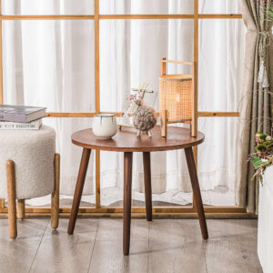 Beistelltisch aus Massivholz 50x37x50cm Holz Braun Nordlys Möbel Wohnzimmermöbel Beistelltische