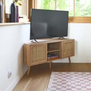 115x56x55cm Rohrgeflecht Beige sweeek Möbel Wohnzimmermöbel TV-Möbel