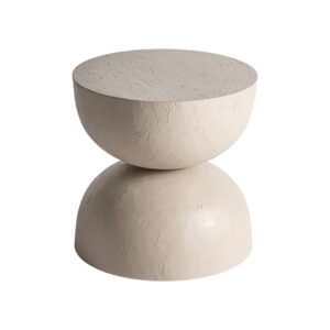 wohnli-moebel-suche-M24067016-1 Beistelltisch aus Ton in hellbrauner Farbe 45x45x45cm 45x45x45cm Naturstein Braun Kodu Möbel Wohnzimmermöbel Beistelltische
