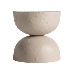 wohnli-moebel-suche-M24067016 Wohnli Möbelsuche - Beistelltisch aus Ton in hellbrauner Farbe 45x45x45cm