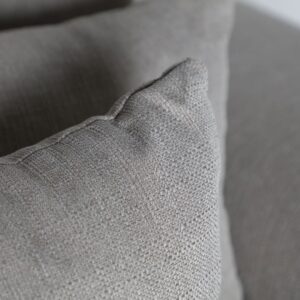 244x70x100cm Leinen Grau Kodu Sofas und Sessel Sofas 2-Sitzer-Sofas & 3-Sitzer-Sofas