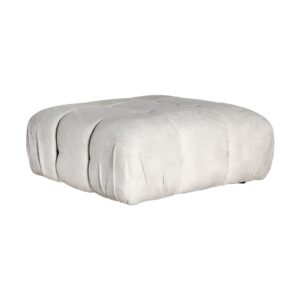Polyester-Fußstütze Sofa-Modul in off-white 93x93x40cm 93x40x93cm Polyester Weiß Kodu Sofas und Sessel Sessel, Poufs und Fußbänke Fußbänke