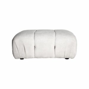 Wohnli Möbelsuche - Polyester-Fußstütze Sofa-Modul in off-white 93x93x40cm