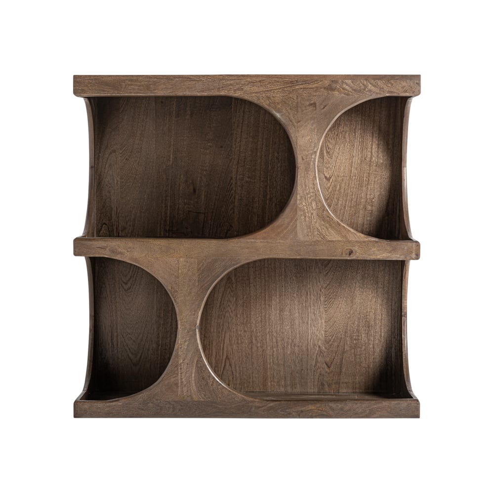 wohnli-moebel-suche-M24067031 Wohnli Möbelsuche - Bücherregal aus Mangoholz in brauner Farbe 90x40x90cm
