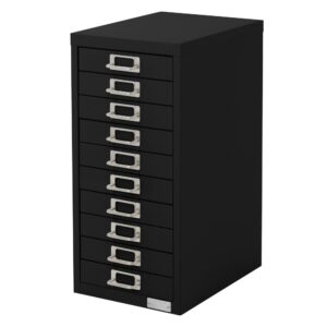 Wohnli Möbelsuche - Aktenschrank mit 10 Schubladen Schwarz