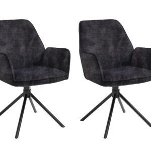 wohnli-moebel-suche-M24071443 Wohnli Möbelsuche - 2er Set Esszimmerstühle mit Vintage-Samt
