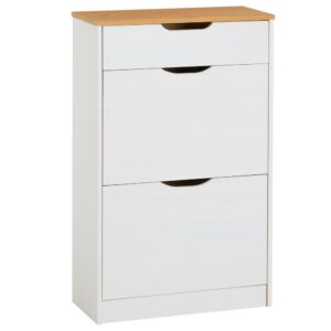 wohnli-moebel-suche-M24072345 Wohnli Möbelsuche - Schuhschrank mit 1 Schublade und 2 Kipper aus Kiefer