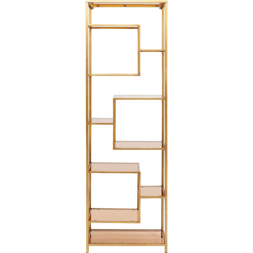 wohnli-moebel-suche-M24073425 Wohnli Möbelsuche - Regal mit 10 Ablagen aus Glas und Stahl