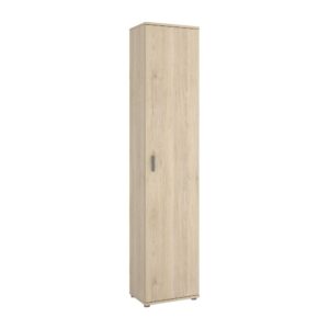Wohnli Möbelsuche - Mehrzweckschrank 1 Tür mit Eichenholzeffekt 39x35h190 cm