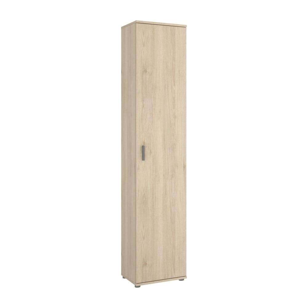 Wohnli Möbelsuche - Mehrzweckschrank 1 Tür mit Eichenholzeffekt 39x35h190 cm