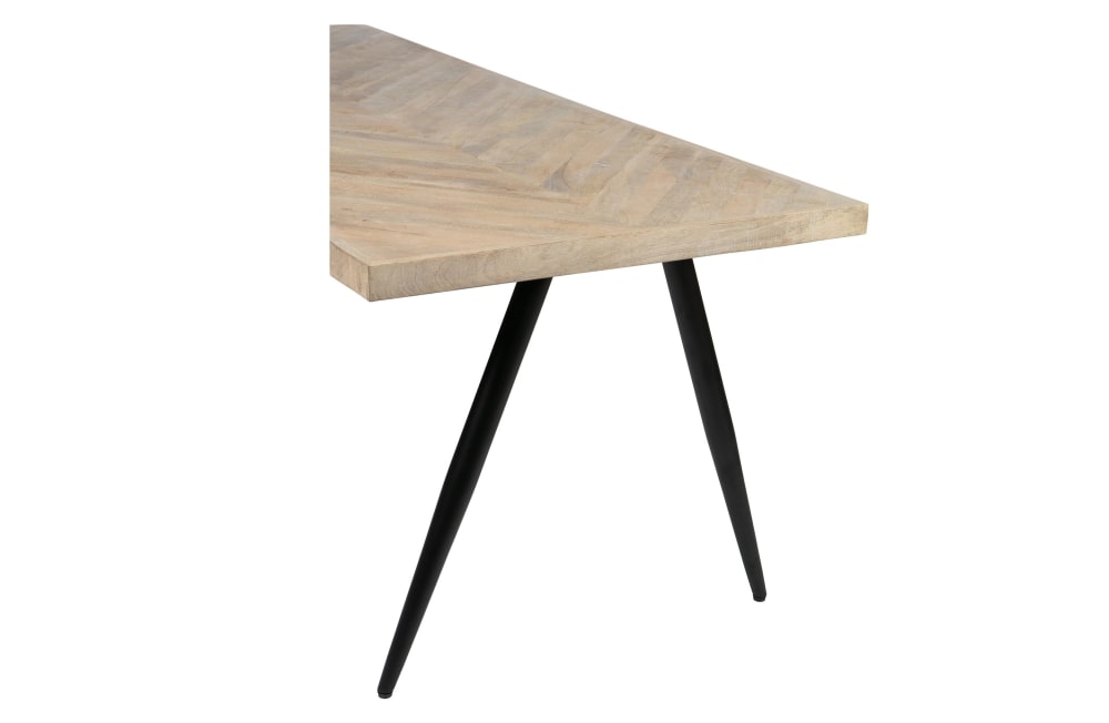 200x6x90cm Holz Beige WOOOD Möbel Esszimmermöbel Esstische