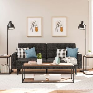 Couchtisch in Eichenoptik 52x45x125cm Spanplatte Braun Dorel Home Möbel Wohnzimmermöbel Couchtische