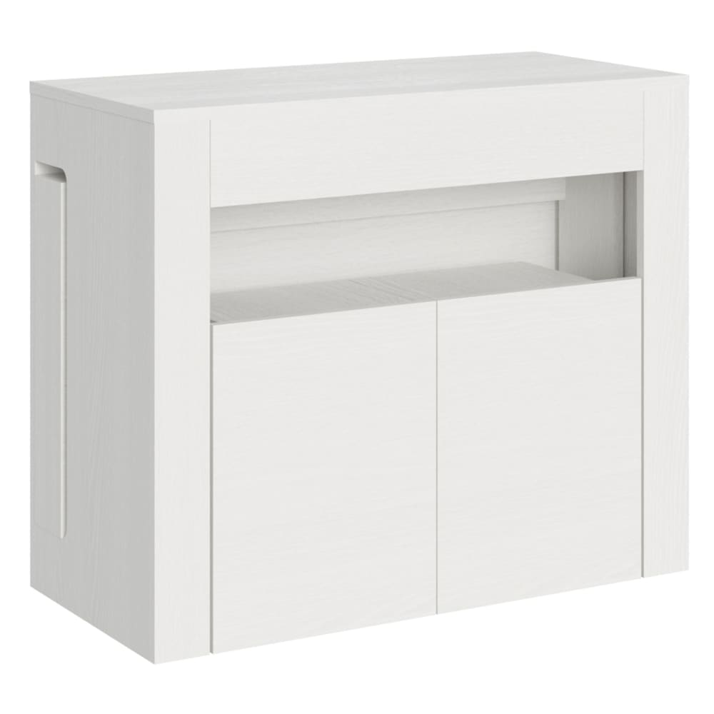Wohnli Möbelsuche - Ausziehbarer Konsolentisch 90x42/302 cm in Holzoptik