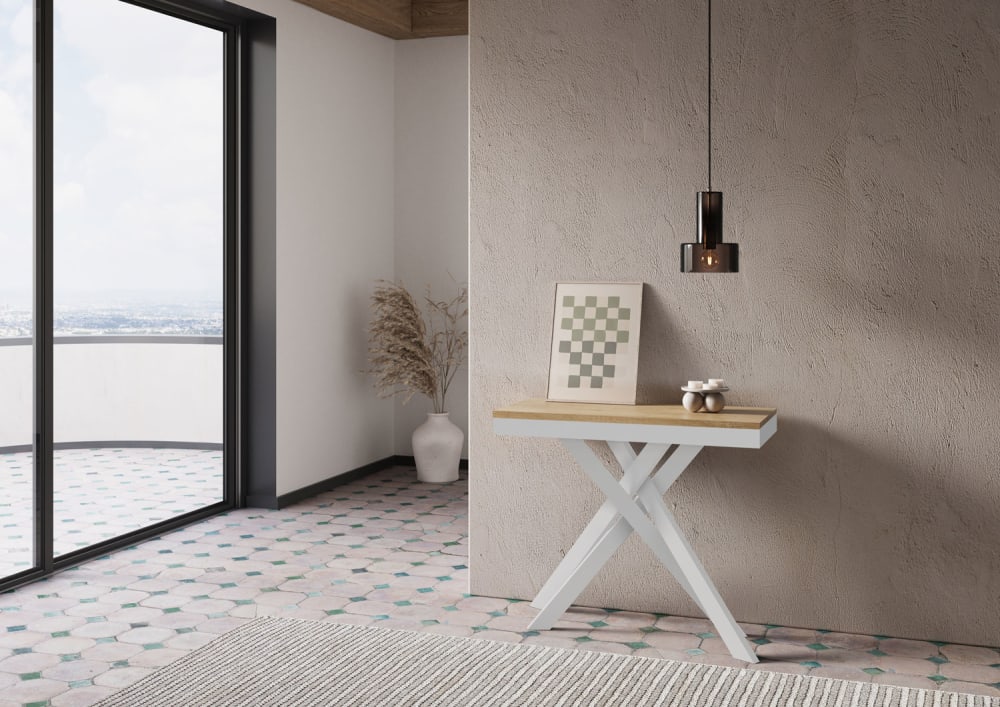 90x77x40cm Spanplatte Braun Ityhome Möbel Wohnzimmermöbel Konsolentische