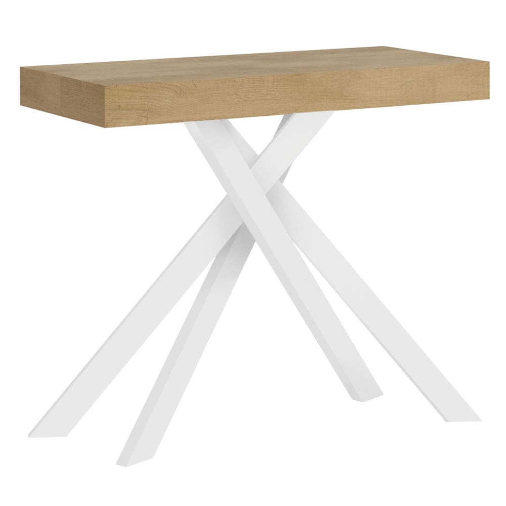 wohnli-moebel-suche-M24079311 Wohnli Möbelsuche - Ausziehbarer Konsolentisch 90x40/300 cm in Holzoptik