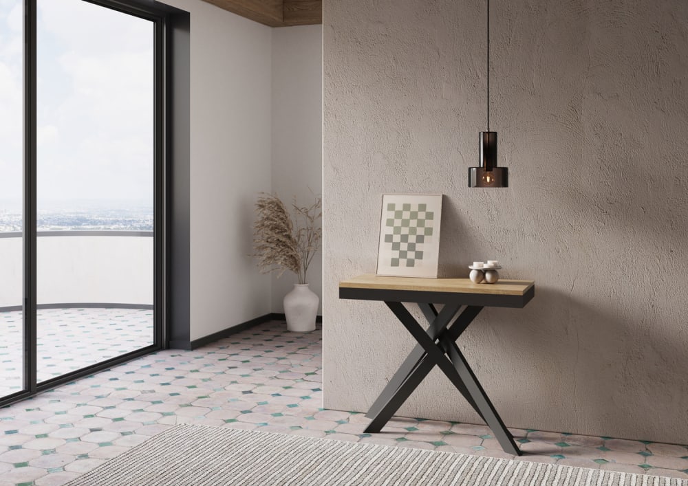 90x77x40cm Spanplatte Braun Ityhome Möbel Wohnzimmermöbel Konsolentische