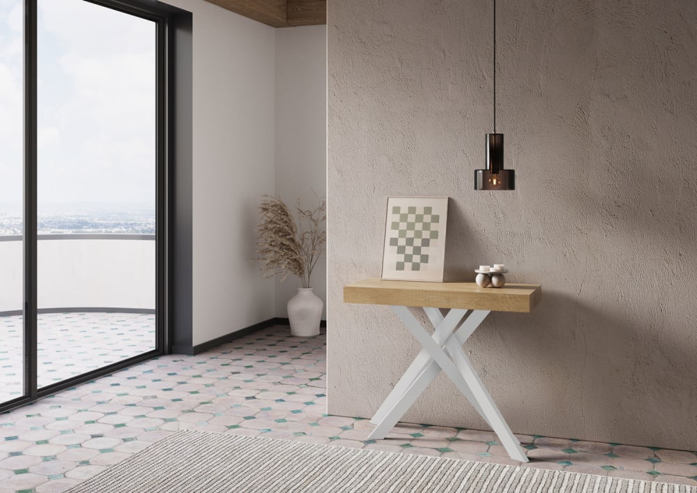 90x77x40cm Spanplatte Braun Ityhome Möbel Wohnzimmermöbel Konsolentische