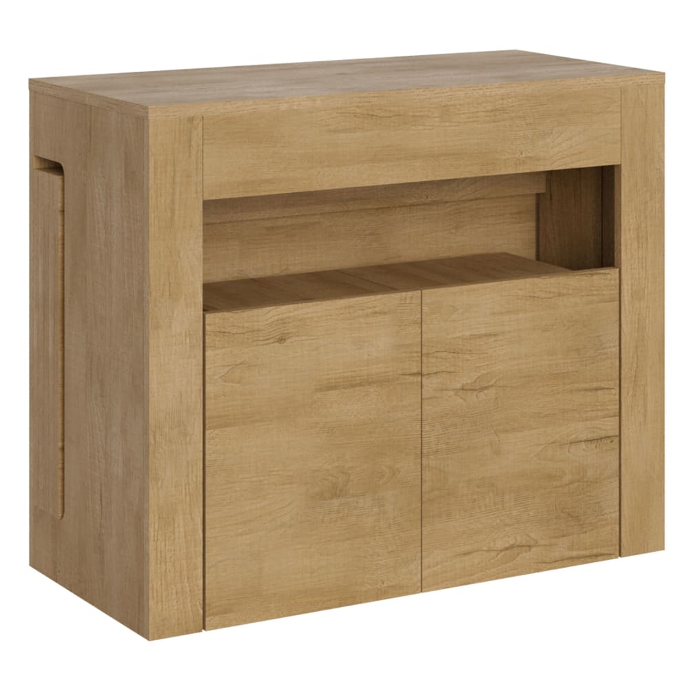 Wohnli Möbelsuche - Ausziehbarer Konsolentisch 90x42/302 cm in Holzoptik