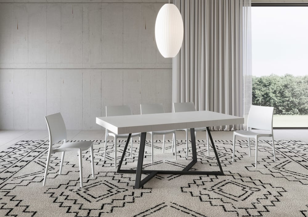 180x77x90cm Spanplatte Weiß Ityhome Möbel Esszimmermöbel Esstische