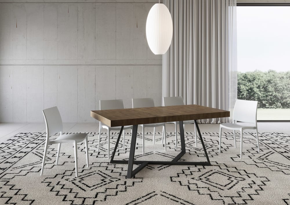 180x77x90cm Spanplatte Braun Ityhome Möbel Esszimmermöbel Esstische