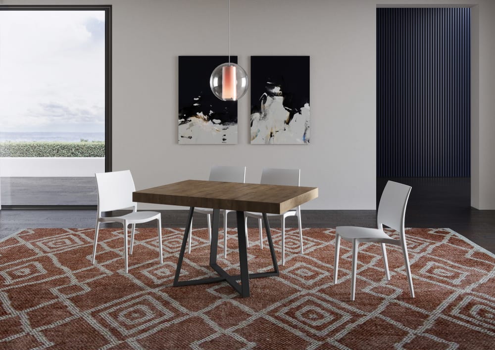 130x77x90cm Spanplatte Braun Ityhome Möbel Esszimmermöbel Esstische