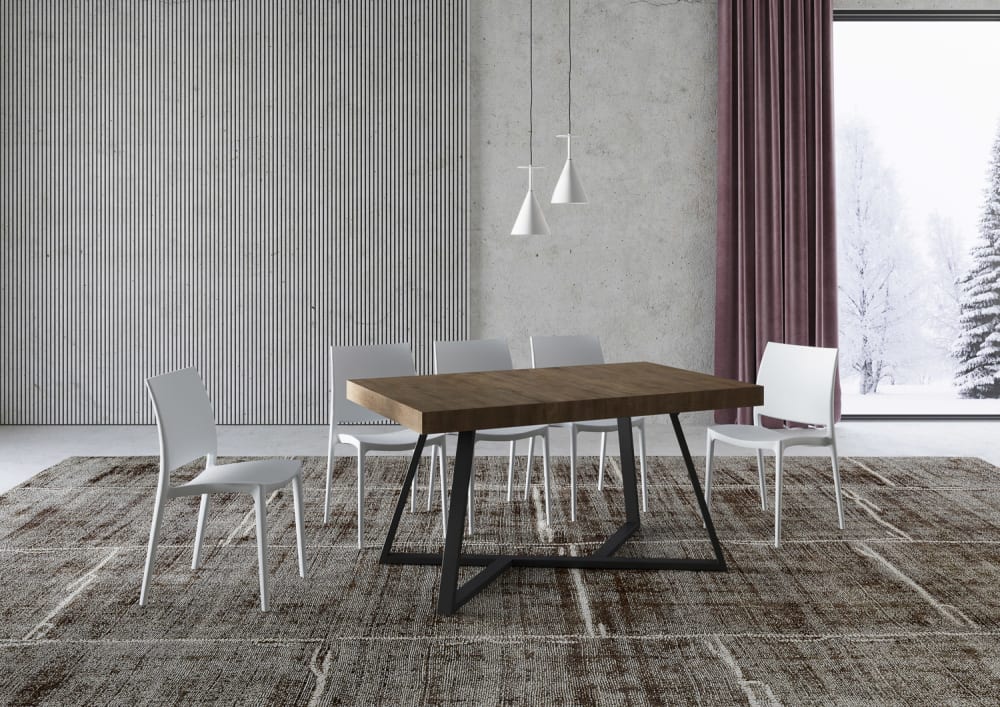 160x77x90cm Spanplatte Braun Ityhome Möbel Esszimmermöbel Esstische