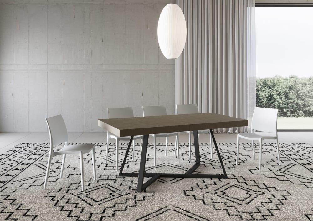 180x77x90cm Spanplatte Taupe Ityhome Möbel Esszimmermöbel Esstische