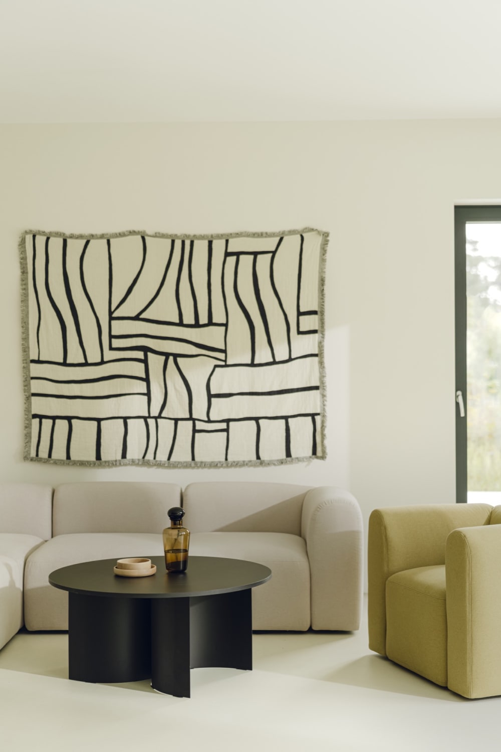 95x44x95cm Holz Schwarz noo.ma Möbel Wohnzimmermöbel Couchtische