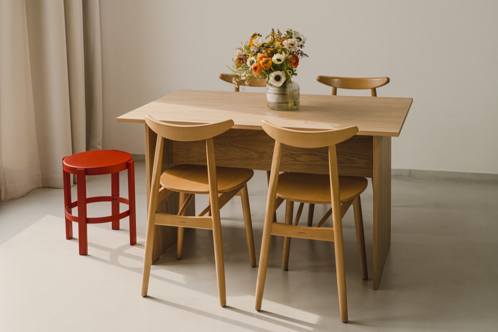 130x83x80cm Spanplatte Braun noo.ma Möbel Esszimmermöbel Esstische