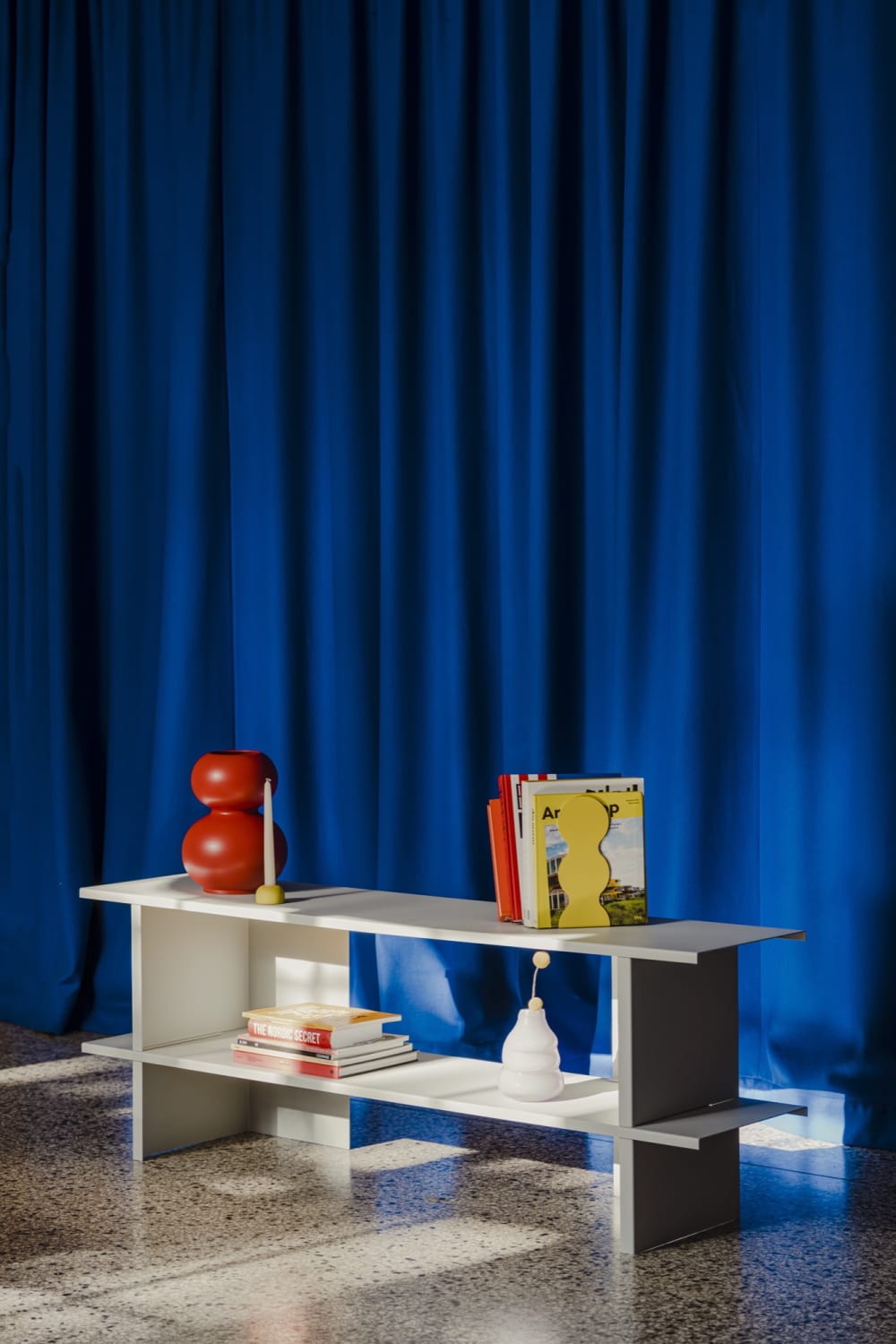 160x57x37cm Metall Grau noo.ma Möbel Wohnzimmermöbel Regale