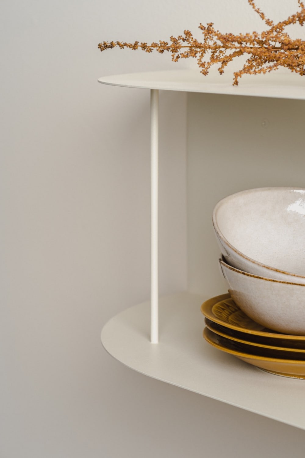 80x24x20cm Metall Beige noo.ma Möbel Wohnzimmermöbel Regale