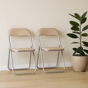 43x80x47cm Metall Beige Dmora Möbel Esszimmermöbel Stühle