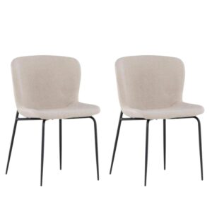 wohnli-moebel-suche-M24085812 Wohnli Möbelsuche - 2er-Set Esszimmerstühle Modesto aus Teddy Bouclé
