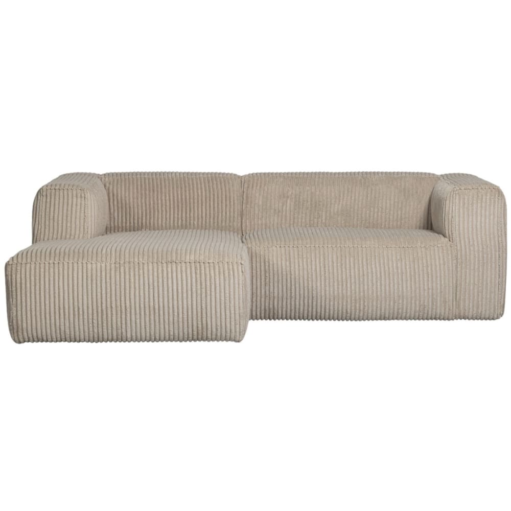 Wohnli Möbelsuche - Linkes 3-Sitzer-Ecksofa aus Cord